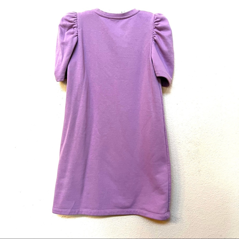 Zara Lilac Lavender Purple Sweatshirt Plush Dress B3/25 - Picture 7 of 12